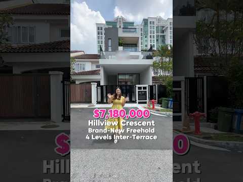 ⭐️D23 ⭐️Brand New 3.5 Storey Terrace @ Hillview Crescent, HillV2, Upper Bukit Timah, Hillview Crescent, Hillview Ave, Dairy Farm / Bukit Panjang / Choa Chu Kang, 8 Bedrooms, 7,240 sqft, Terraced House For Sale, by Lyn Huang (可欣), 500017734 - PropertyGuru.com.sg