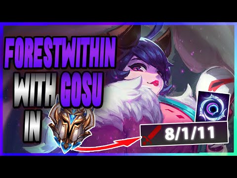 CHALLENGER KINDRED JUNGLE CRUSHES EARLY SEASON WITH GOSU ! Season 11 Kindred Gameplay - ForestWithin