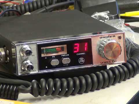 Uniden Uniace 100 (UK )CB27/81 (mobile) -  On The AIr Test