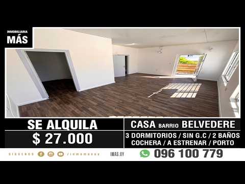 Video de YouTube - Casa Alquiler Cochera Nuevo Paris Montevideo iMas.uy MC