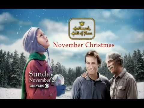 "November Christmas" Hallmark Hall of Fame movie promo
