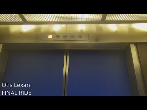 FINAL RIDE: 1980's Otis Lexan Traction Elevator at UBC Hospital (Koerner Pavilion Elevator 3) - UBC