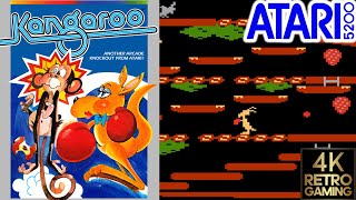 Kangaroo Atari 5200 4k Gameplay