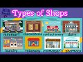 Types of Shops | Places and Shops in our Neighbourhood | Names of Shops for Kids | Shops Vocabulary