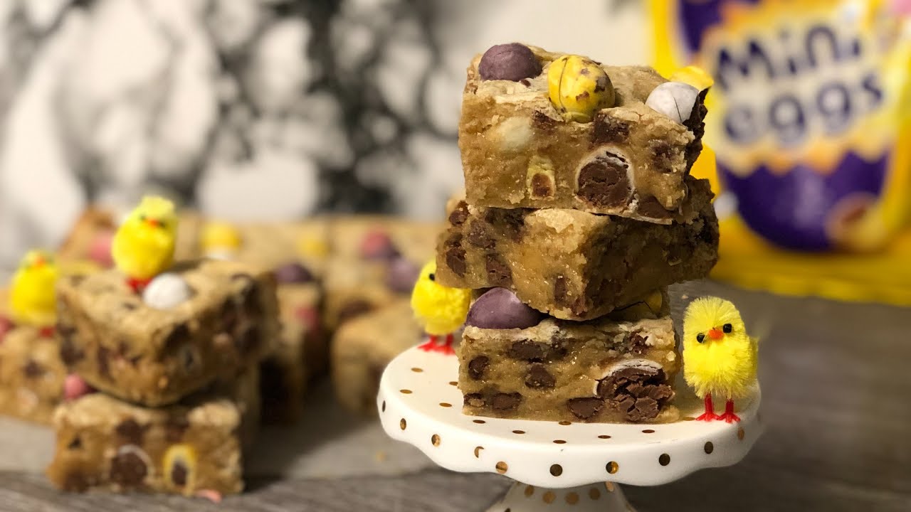 Mini Egg Cookie Bars | Easy Cookie Bars
