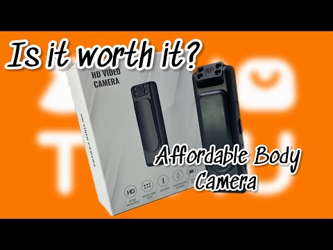 How to set up? Affordable Body Camera/HD Video Camera Unboxing & Test/ TEMU