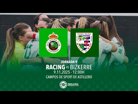 RACING vs BIZKERRE | Jornada 9 Segunda RFEF Femenina 25/26