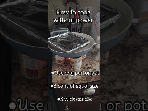 How to cook without power!  #cookwithoutfire #nopower #howto #cookingvideo #lightsout