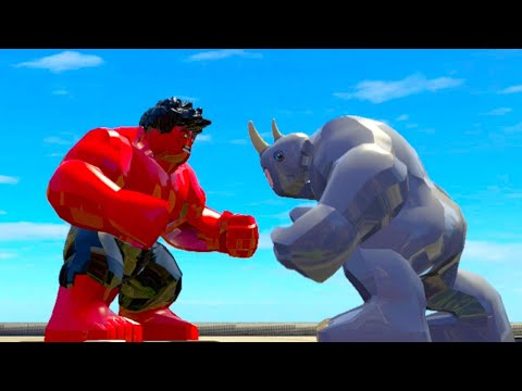 Red Hulk vs Rhino - LEGO Marvel Super Heroes