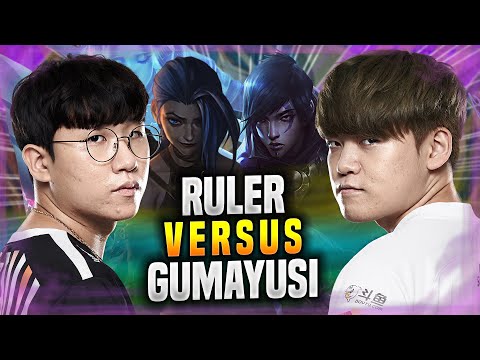 GUMAYUSI vs RULER! - T1 Gumayusi Plays Aphelios ADC vs GEN Ruler Jinx! | Season 2022