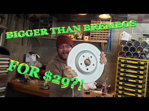 Subaru Big Brake Kit on the CHEAP! Bigger than Brembos for $29!