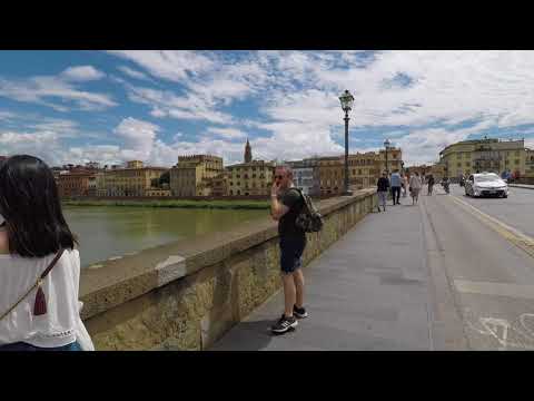 Florence Italy Virtual Walking Tour 4K