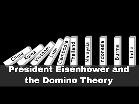 7th April 1954: President Eisenhower first described the ‘domino theory’ of the spread of communism