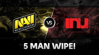 5 Man Wipe! by Na`Vi vs Invasion @ Major All Stars