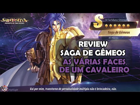 REVIEW - SAGA DE GÊMEOS - O DPS DE DANO EM ÁREA - SAINT SEIYA AWAKENING