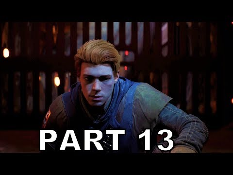 STAR WARS JEDI FALLEN ORDER Walkthrough Part 13 - Jail (SW Jedi Fallen Order)