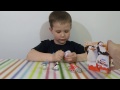 Пингвины Мадагаскар Киндер сюрприз игрушки распаковка Kinder surprise Penguins eggs ...