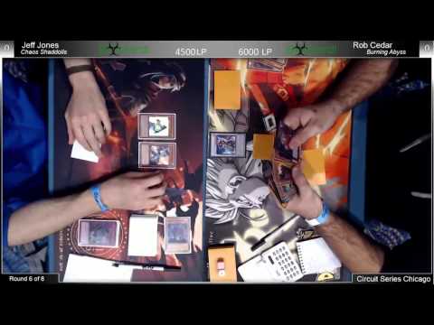 YGO: ARGCS Chicago 2014: Round 6: Chaos Shaddoll (Jeff Jones) VS Burning Abyss  (Rob Cedar).