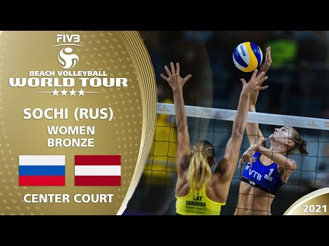 Makroguzova/Kholomina vs. Kravcenoka/Graudina - Women's Bronze | Full Match | 4* Sochi 2021