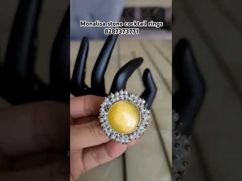 Brass oxidised rings