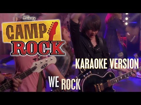CAMP ROCK 🎵 We Rock 🎵 Karaoke Version | Disney Channel