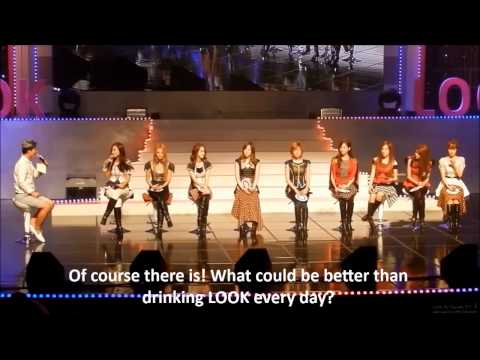 [ENG SUB] 120901 SNSD TALK (3/4) - BODY PARTS @ YAKULT LOOK CONCERT