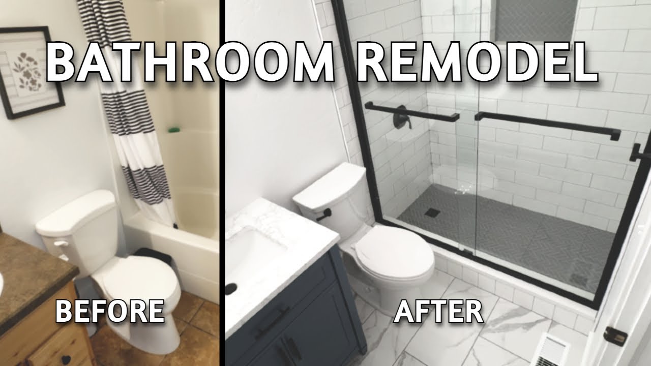 How To Remodel a Bathroom - Start to Finish