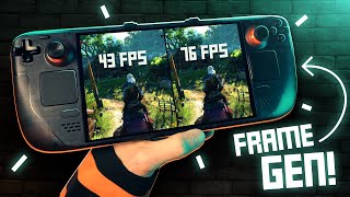 'DLSS' Frame Gen on the Steam Deck!?