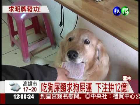 12億是我的! 吃狗屎麵求狗屎運