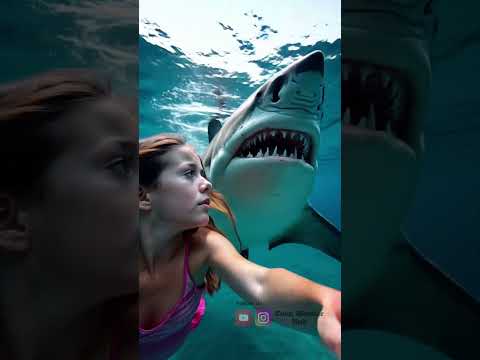 Omg 😲 this is dangerous 😳 #shark #attack #video #shortsfeed #animal #fyp #mrbeast #trending #latest