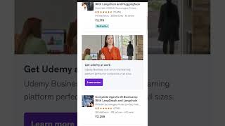 Get Best SellervUdemy Courses in 399Rs or 9.99$ #aiforbusiness #artificialintelligencemodel