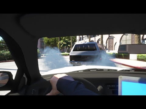 LSPDFR - Day 992 - Burnout in Front of Cop