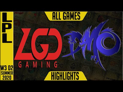 LGD vs DMO Highlights ALL GAMES | LPL Summer 2020 W3D2 | LGD Gaming vs Dominus Esports
