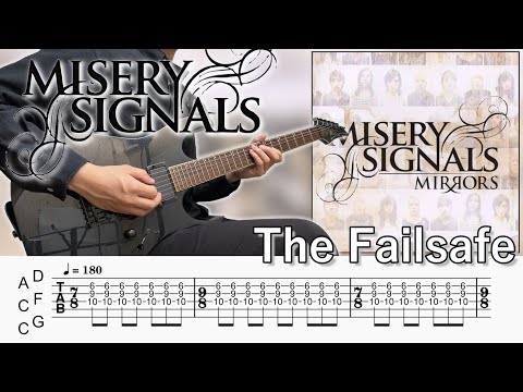 The Failsafe  /  Misery Signals (screen TAB | guitar cover)