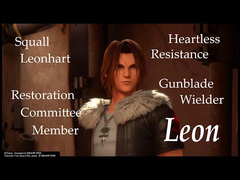 LEON [ALL CUTSCENES] | Kingdom Hearts Series THE MOVIE