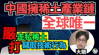 【稀土新政】全球唯一稀土產業鏈｜北輕南重｜某國走私稀土兼偷技術｜長臂管轄規則主導