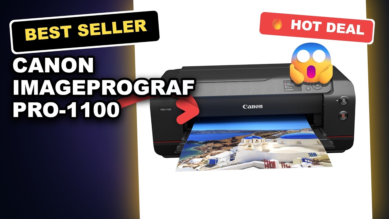 Canon imagePROGRAF PRO-1100 Honest Review: Expert Analysis of This 17-Inch Wireless Photo Printer review video