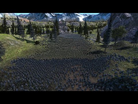 Massive Elven Army vs SARMUAN'S  Immense ARMY 30K UNITS - Ultimate Epic Battle Simulator