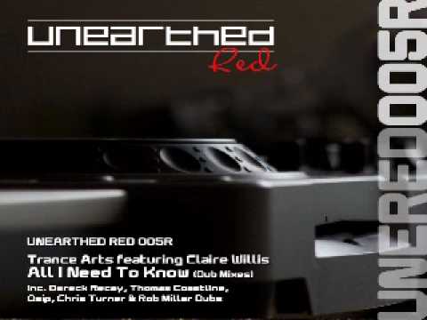 Trance Arts ft. Claire Willis - All I Need To Know (Rob Miller Dub) [Unearthed Red]