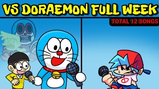 Friday Night Funkin VS Doraemon FULL WEEK + Cutsce