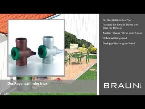 Regentonnenshop.de - Der Regensammler (Fallrohrfilter) Inox