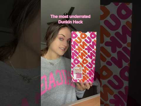 The most underrated Dunkin Hack #dunkin #dunkindonuts #dunkinlove #dunkinhack #fastfood #breakfast