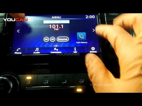 2017+ Nissan Rogue Sport – How to Set Date & Time on Car Stereo