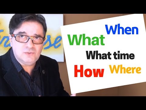 The 5 Essential Interrogative Pronouns - Uncle Beto's English Tip