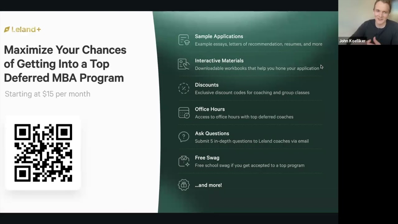 How to Get Into a Top Deferred MBA Program