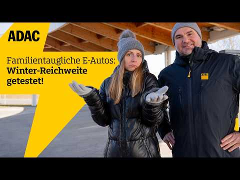 Familientaugliche E-Autos im Wintertest | Unter Strom – Einfach Elektromobilität | 107 | ADAC