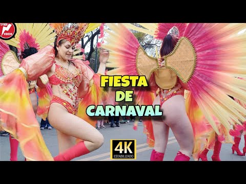 CARNAVALES con DESFILE de COMPARSAS por las Calles de Córdoba 🤩 Imperio Preto e Branco 