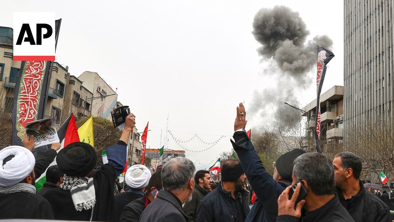 Video | Large explosion in Iran's capital, state TV reports