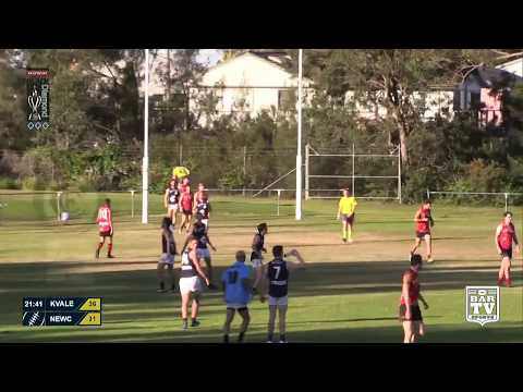 2017 BDAFL Round 13 Highlights - Killarney Vale Bombers v Newcastle City Blues