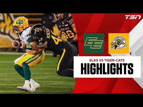 CFL WEEK 16: Edmonton Elks vs. Hamilton Tiger-Cats | FULL HIGHLIGHTS